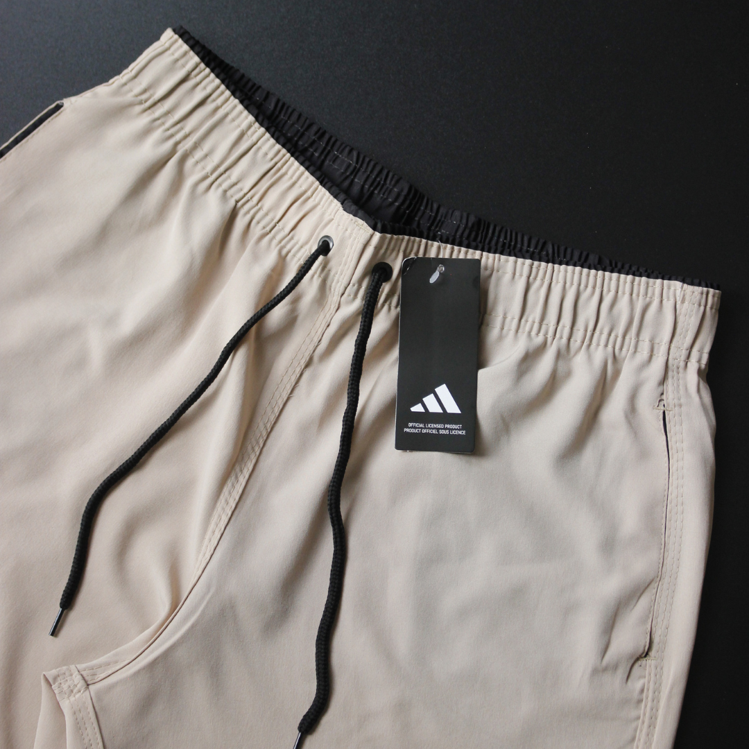 SHORT MASCULINO - ELASTANO - OFF WHITE