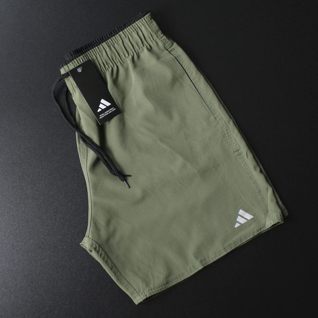 SHORT MASCULINO - ELASTANO - VERDE OLIVIA