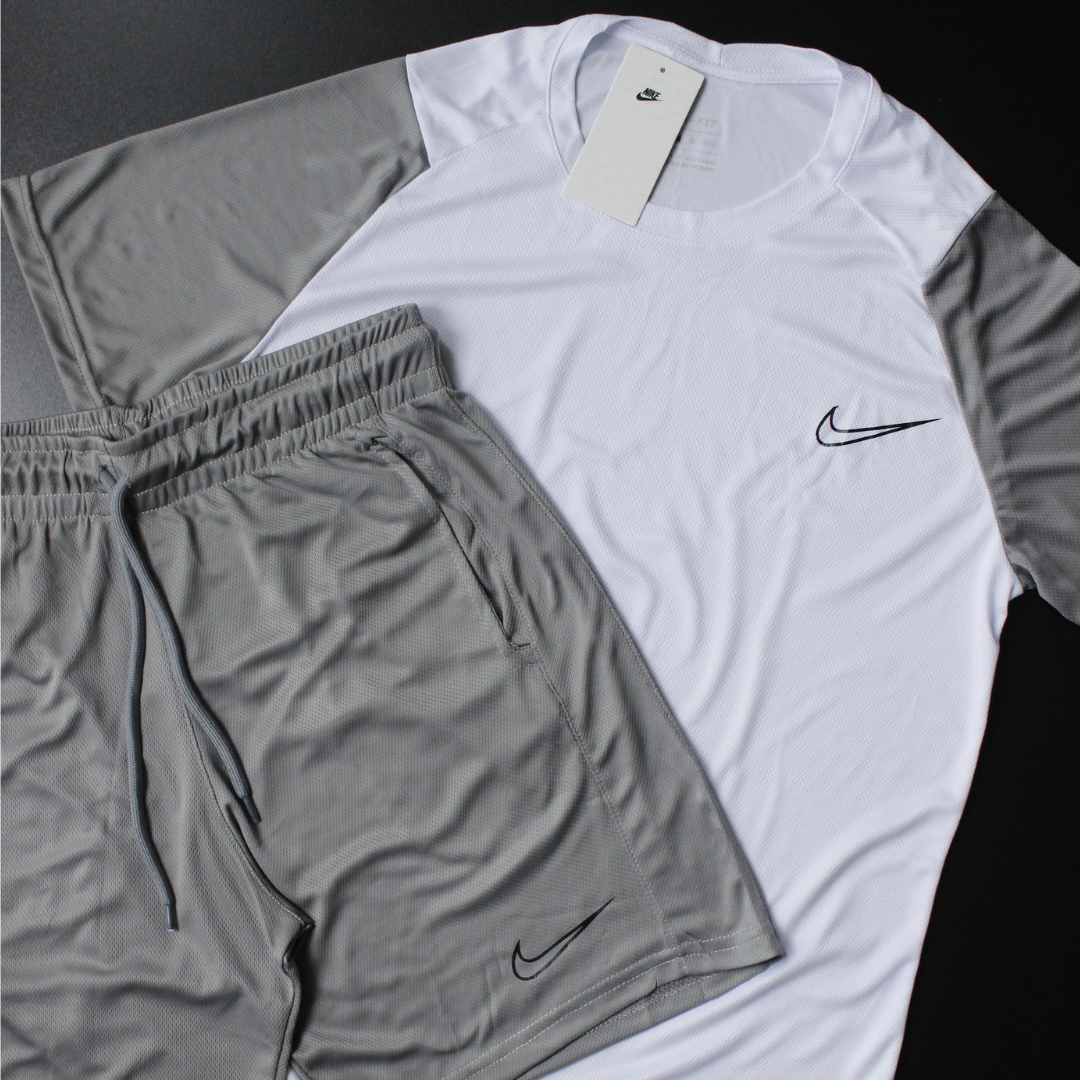 1  CONJUNTO DRI-FIT - COR BRANCO E AREIA