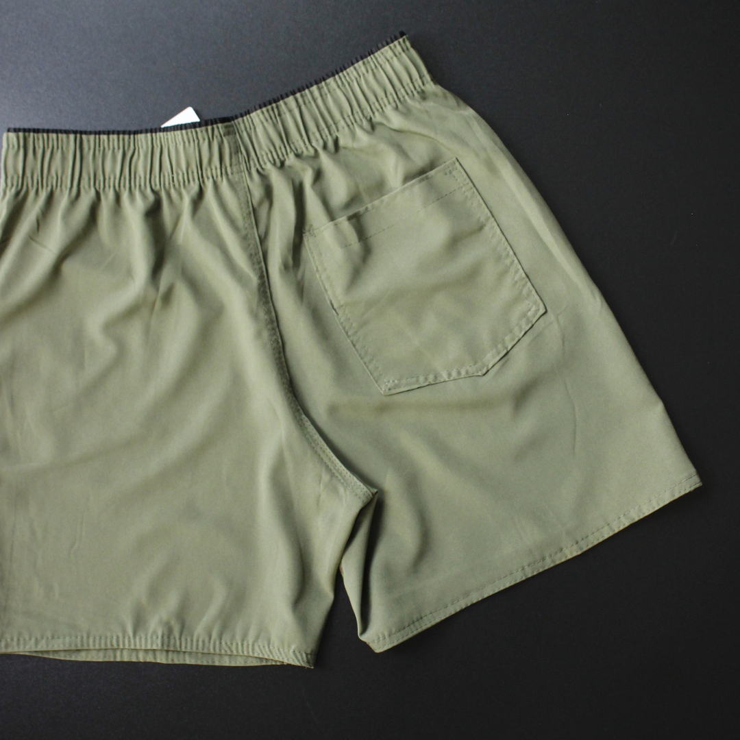 SHORT MASCULINO - ELASTANO - VERDE OLIVIA